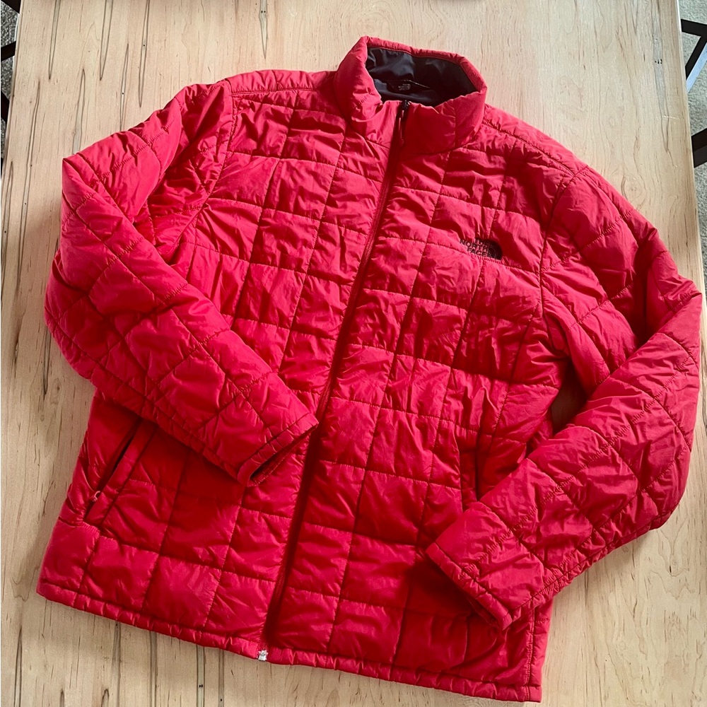 The North Face Red Quilted Jacket